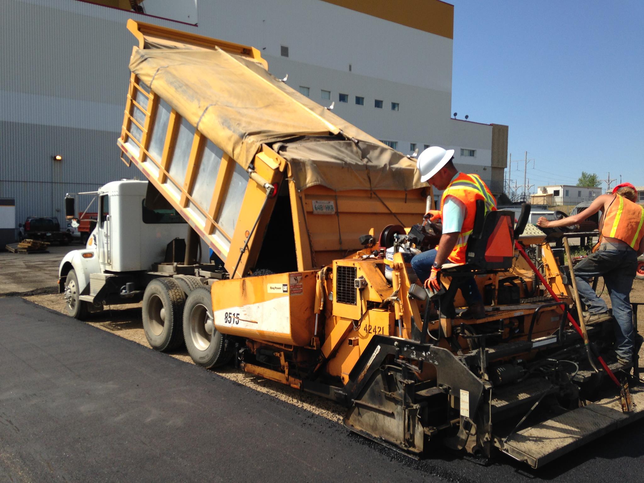 Asphalt residential drive