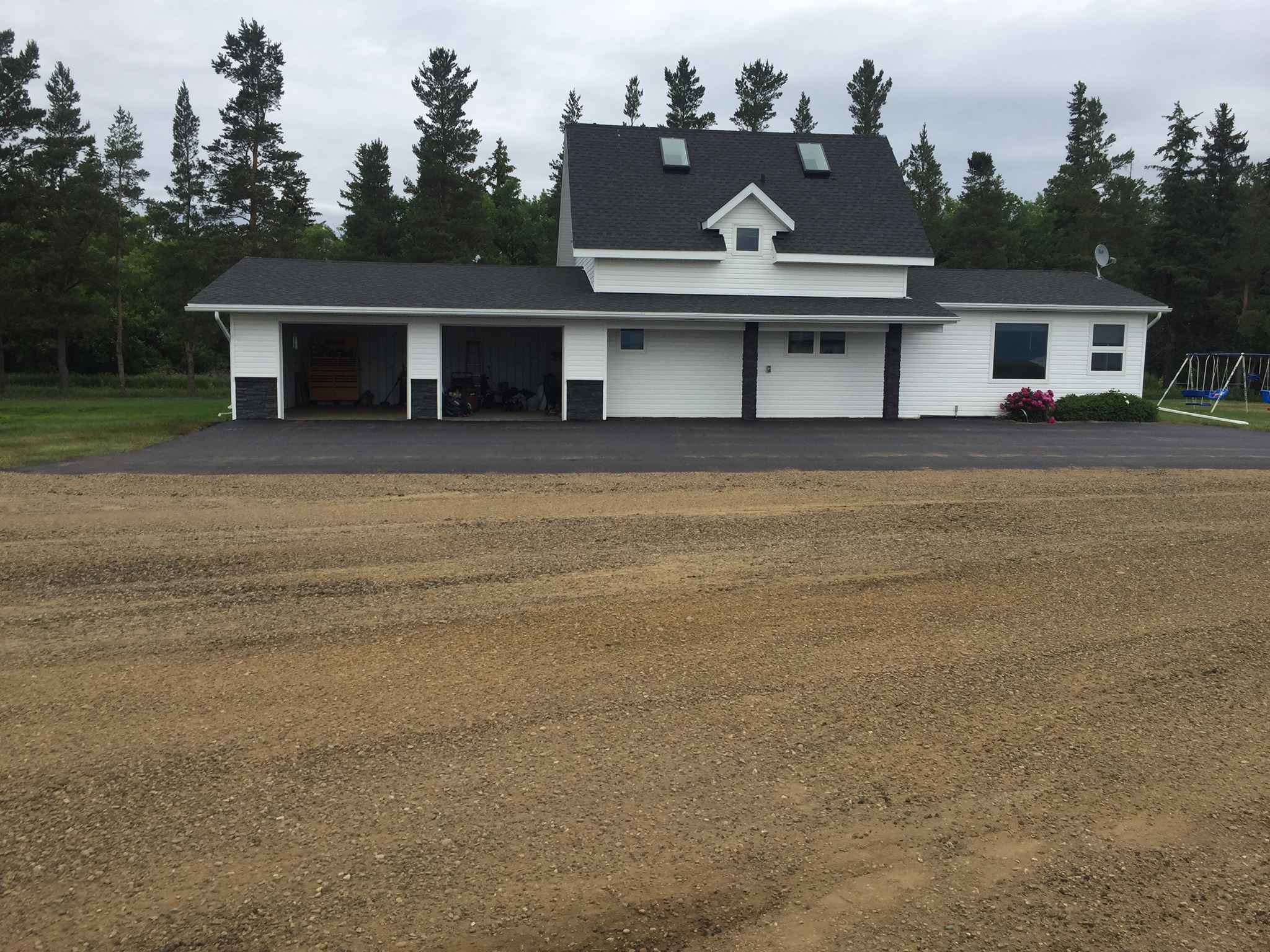 Driveway base prep
