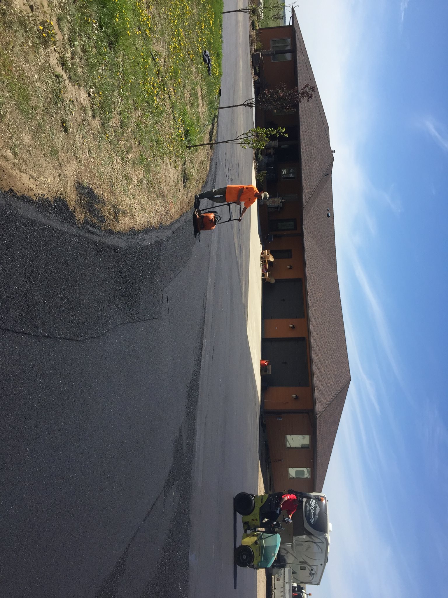 Asphalt project completed